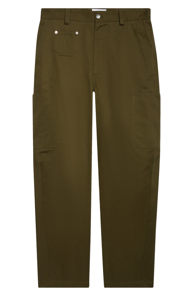 Givenchy Cotton Canvas Cargo Trousers, Alternate, color, Khaki