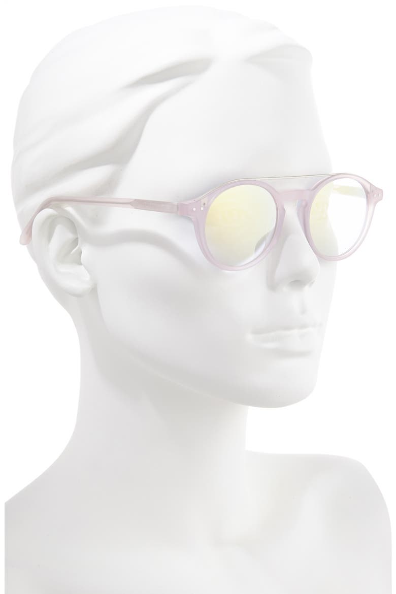 Omaha Top-Bar 50mm Sunglasses, Alternate, color, MUTED BLUSH MULTI