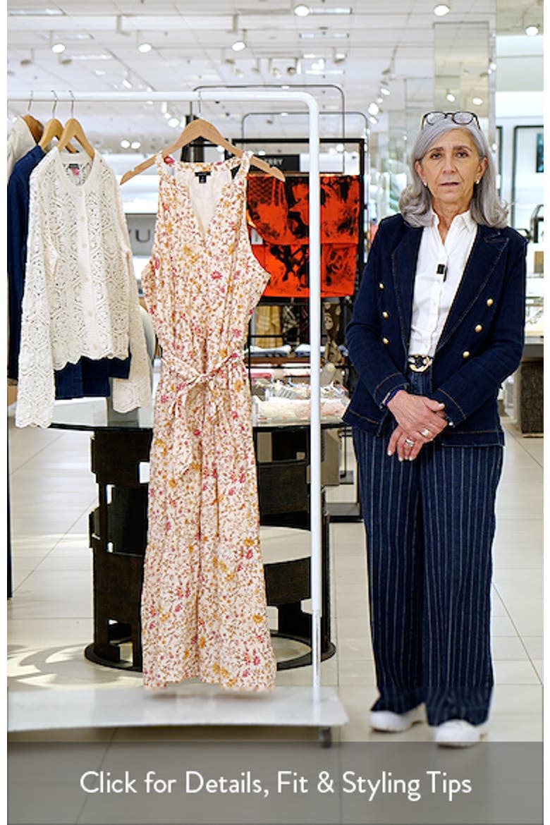 Floral Belted Tiered Button-Up Maxi Dress video