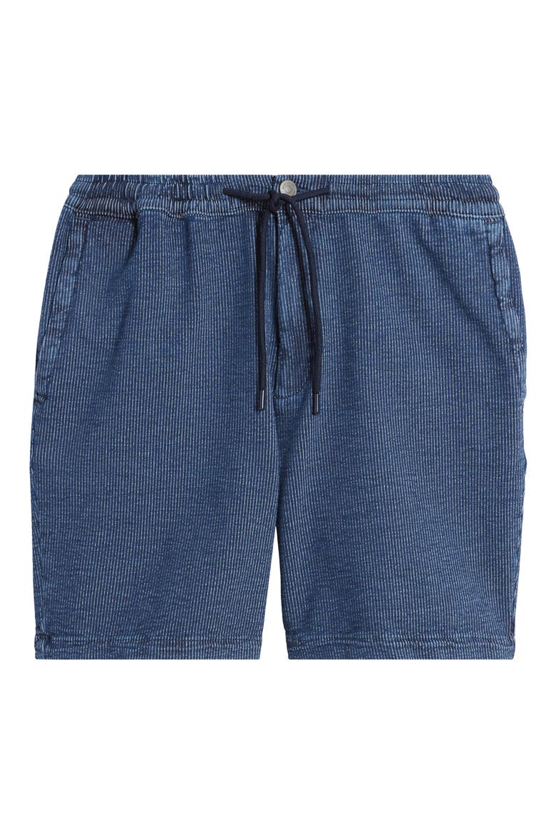 Clint Elastic Waist Stripe Stretch Cotton Shorts, Alternate, color, DARK STRIPE ATHLETIC