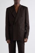 Acne Studios Jason Herringbone Double Breasted Blazer