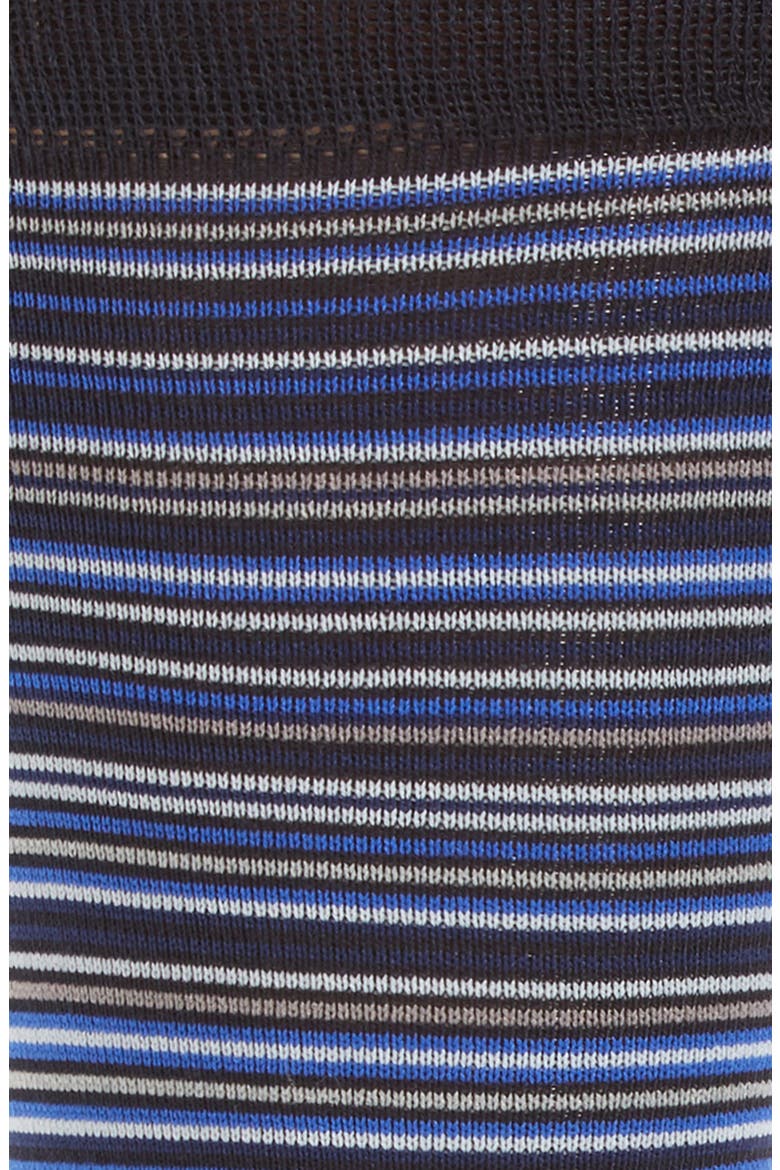 Multistripe Crew Socks, Alternate, color, NAVY