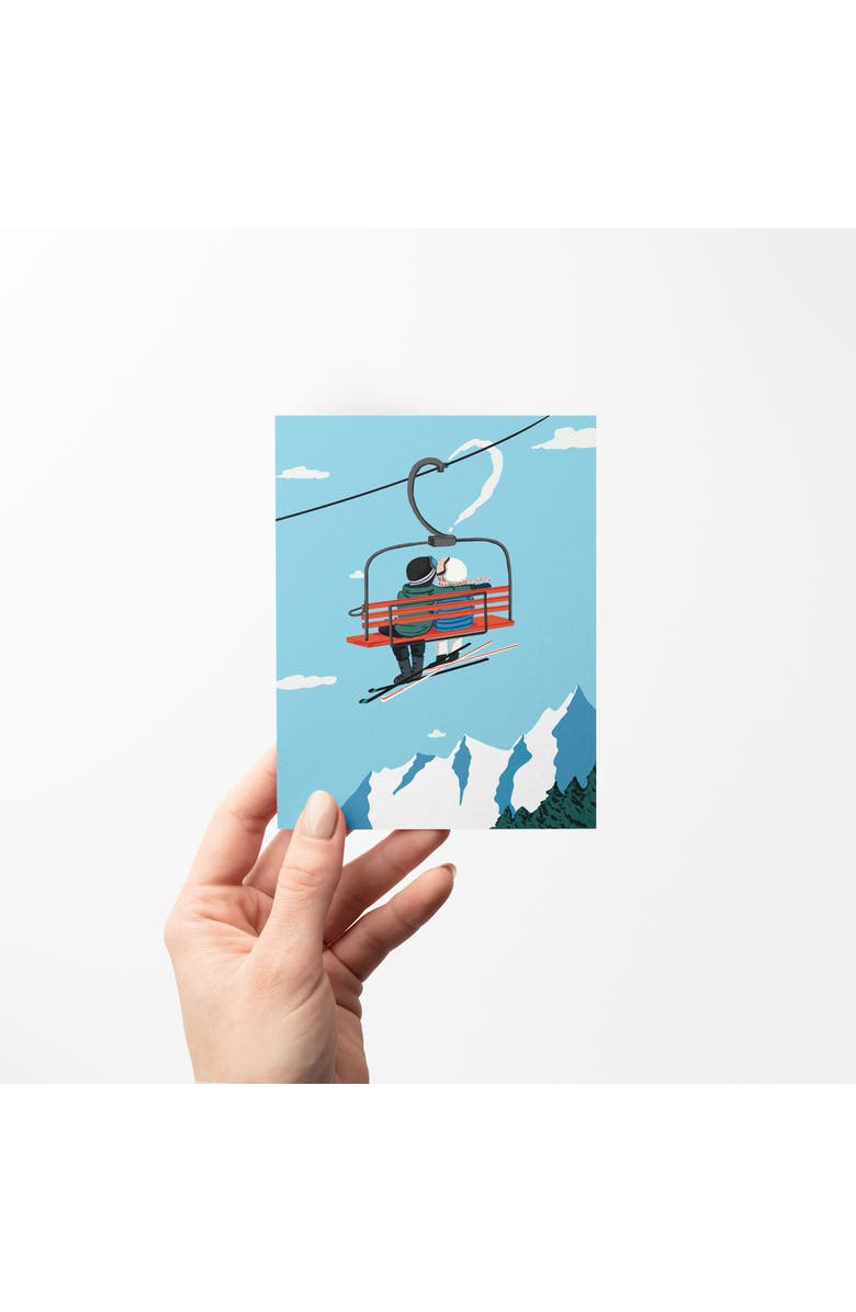 Ramus & Co Love/Friendship Greeting Cards "Ski Love", Alternate, color, Multi-Pack