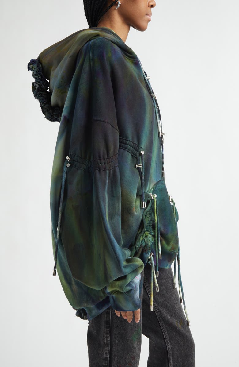 Collina Strada Aurora Mohawk Burst Cotton Hoodie, Alternate, color, Aurora