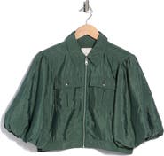 Cinq à Sept Ottie Puff Sleeve Windbreaker