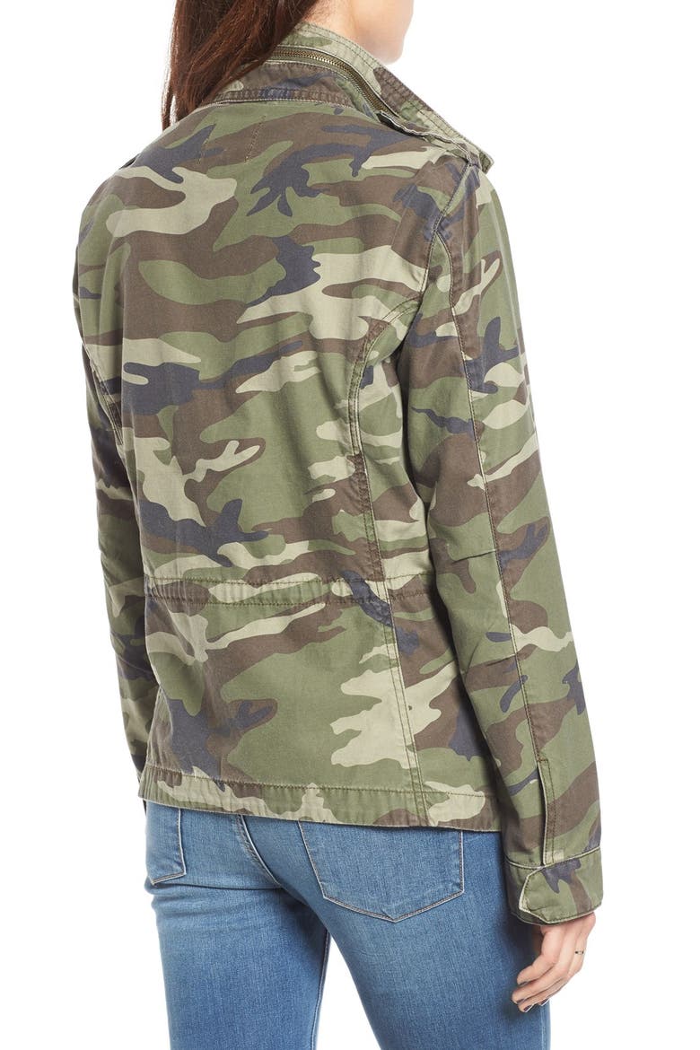 Outsider Camo Print Jacket, Alternate, color, OLIVE ARMY PRINT