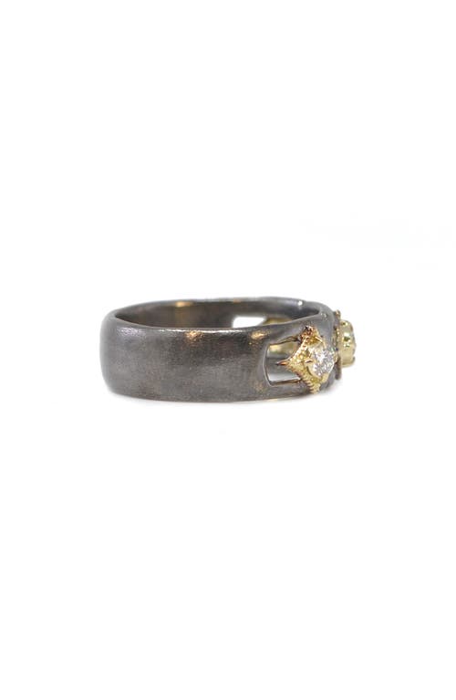Armenta Crivielle Diamond Band Ring In Silver/gold