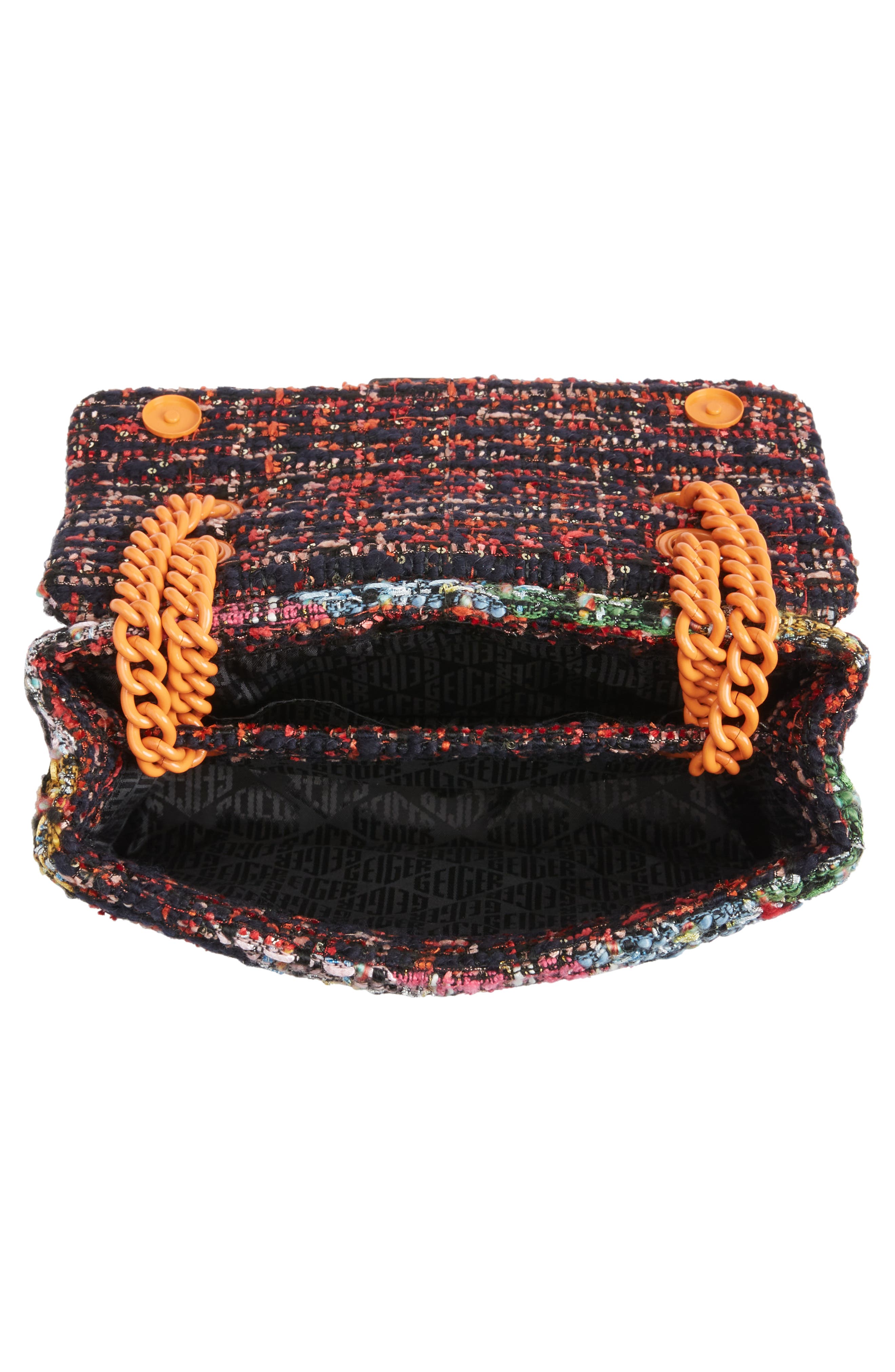 Kurt Geiger London Kensington X Tweed Shoulder Bag, Alternate, color, 