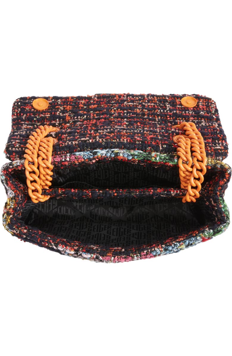 Kurt Geiger London Kensington X Tweed Shoulder Bag, Alternate, color,