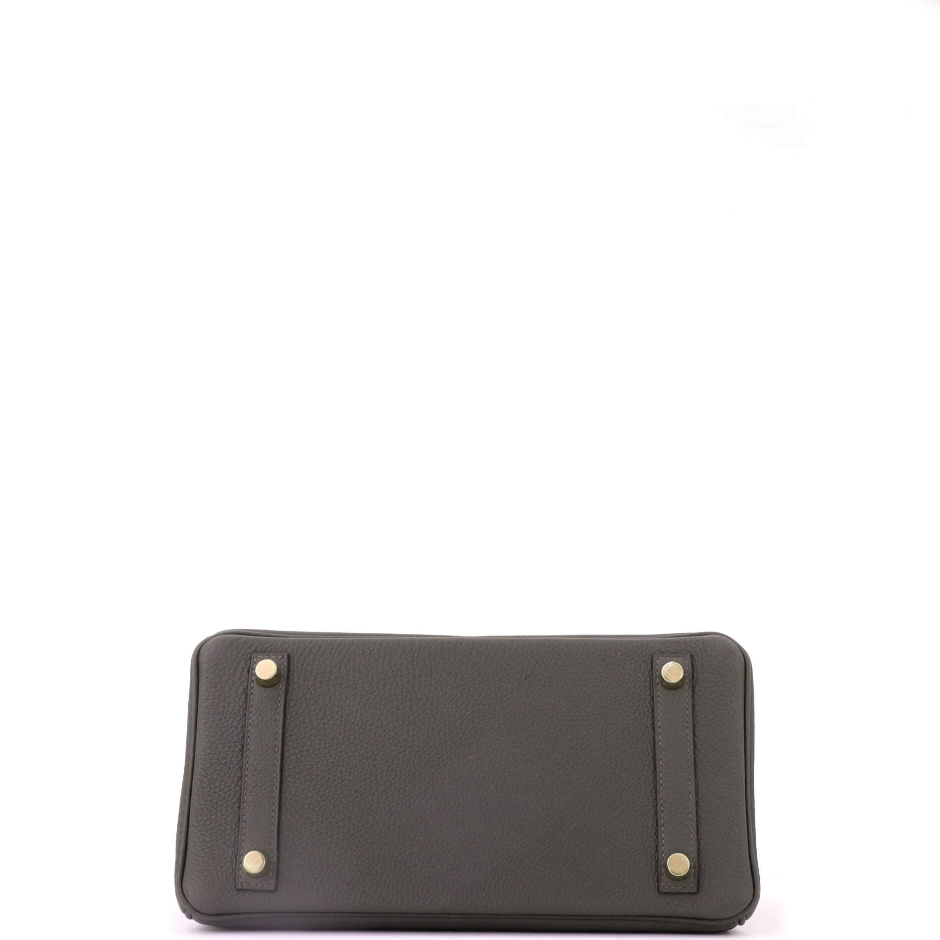 Pre-Owned Hermes Birkin Handbag Green Togo with Gold Hardware 25, Alternate, color, Vert Bronze