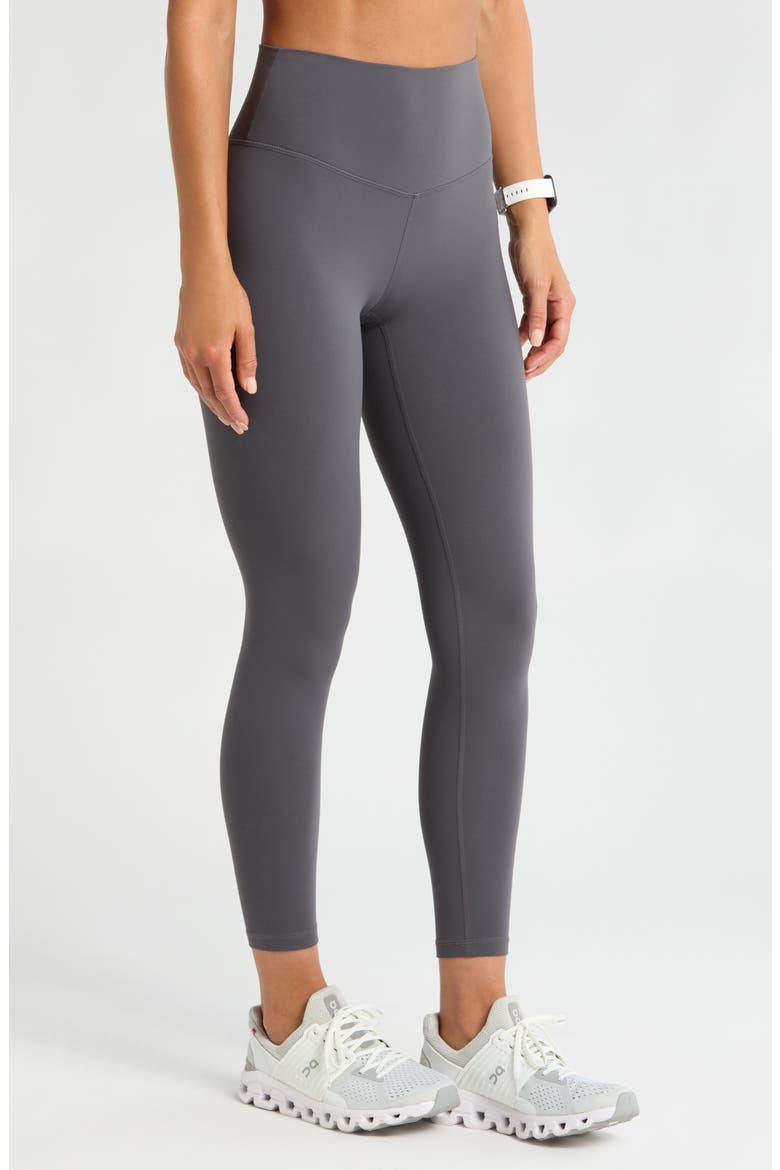 Studio Luxe High Waist 7/8 Leggings, Alternate, color, GREY FORGED