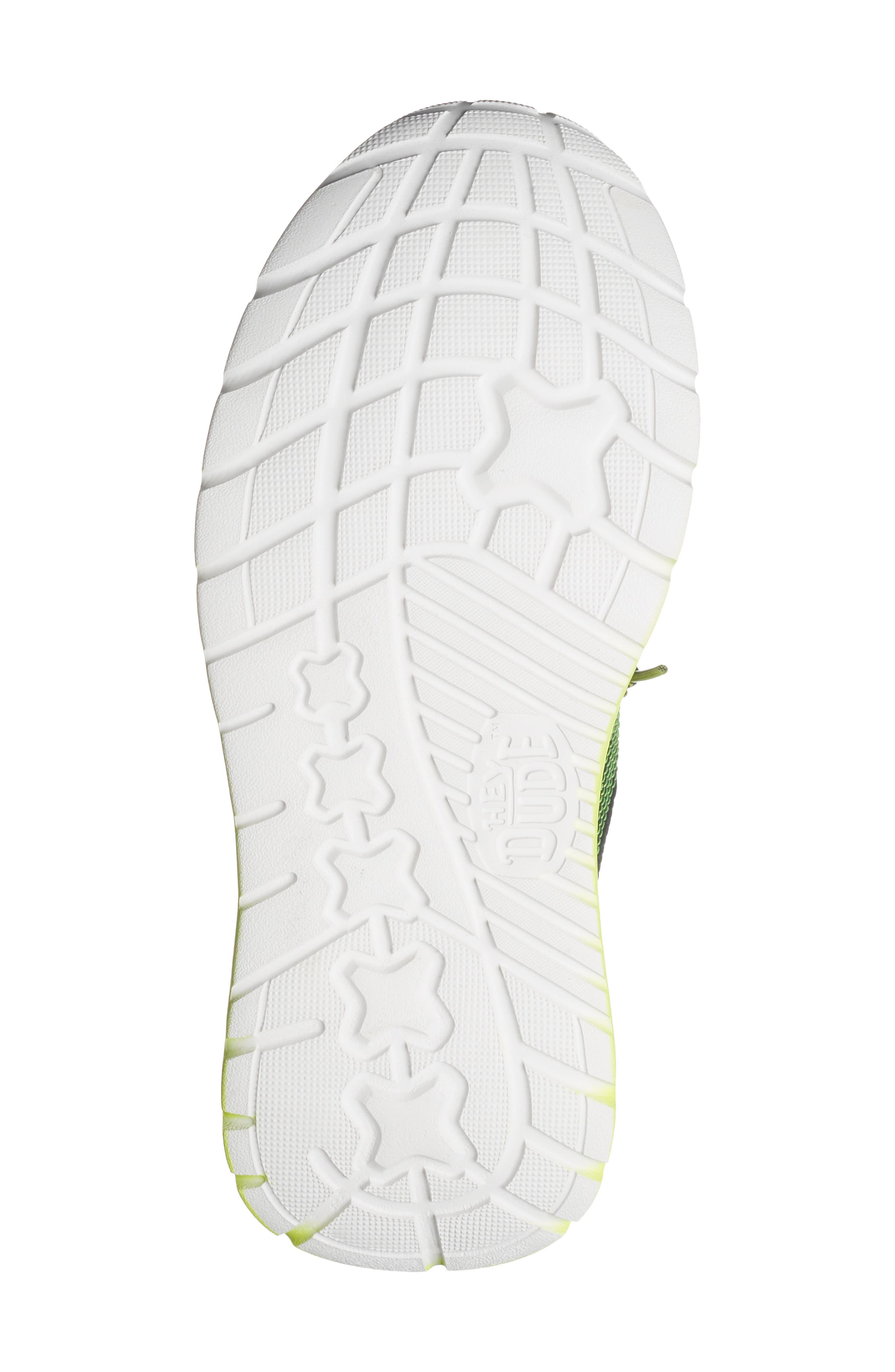 Hey Dude Kids' Sirocoo Play Sneaker, Alternate, color, Black/ Lip