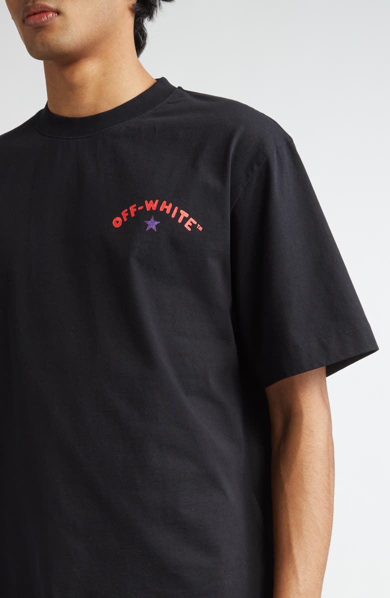 Off-White Star Arrow Cotton Graphic T-Shirt, Alternate, color, 