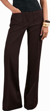 Reiss Priya Patch Pocket Wide Leg Pants