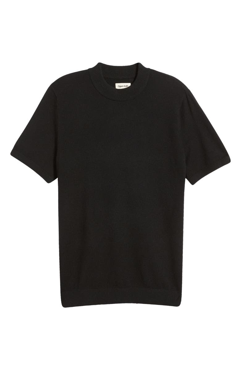 Open Edit Short Sleeve Sweater, Alternate, color, 