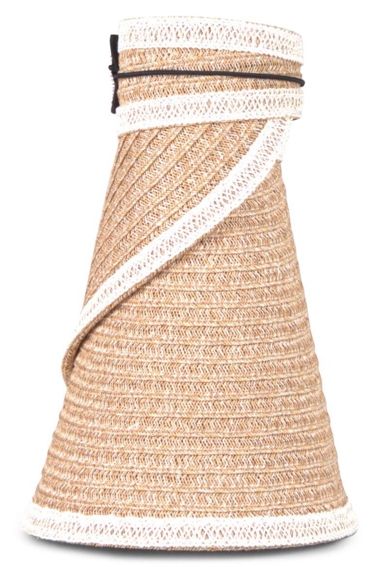 Trixie Wide Brim Packable Visor, Alternate, color, SAND