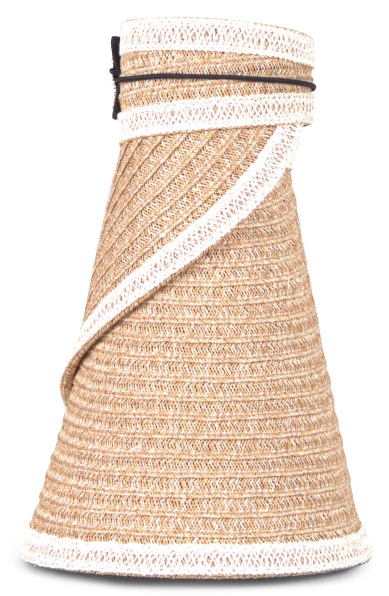 Eugenia Kim Trixie Wide Brim Packable Visor, Alternate, color, Sand