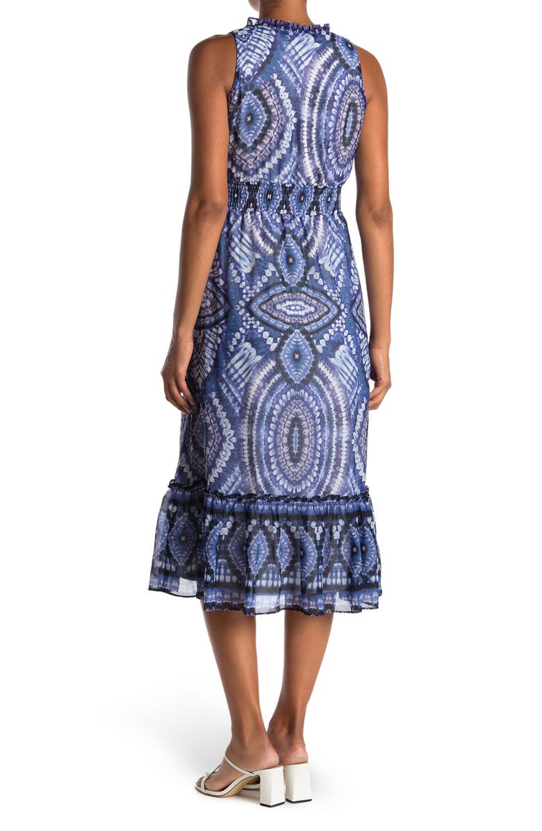 Taylor Dresses Voile Midi Dress, Alternate, color, 