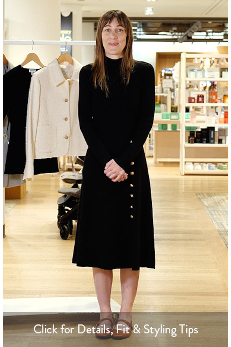 The Adhara Long Sleeve Sweater Dress video