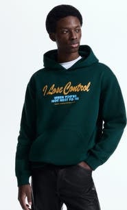 H&M Loose-fit printed hoodie