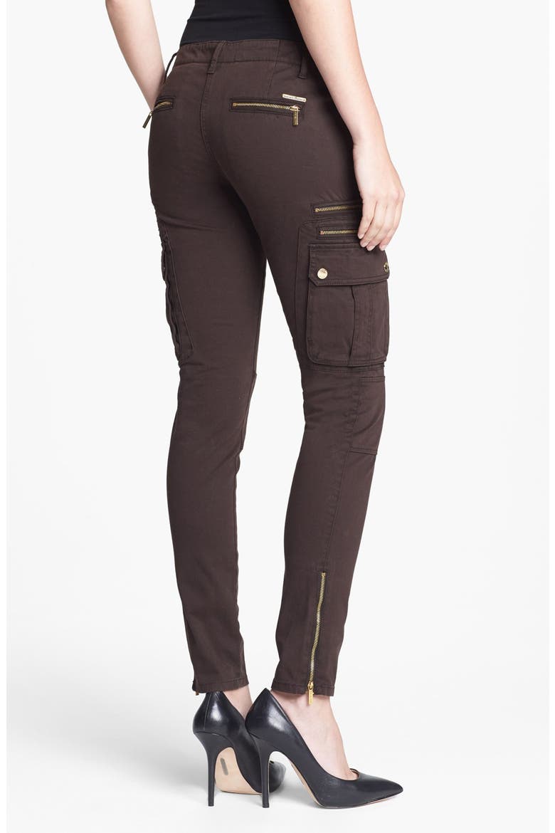 Skinny Cargo Pants, Alternate, color, CHOCOLATE