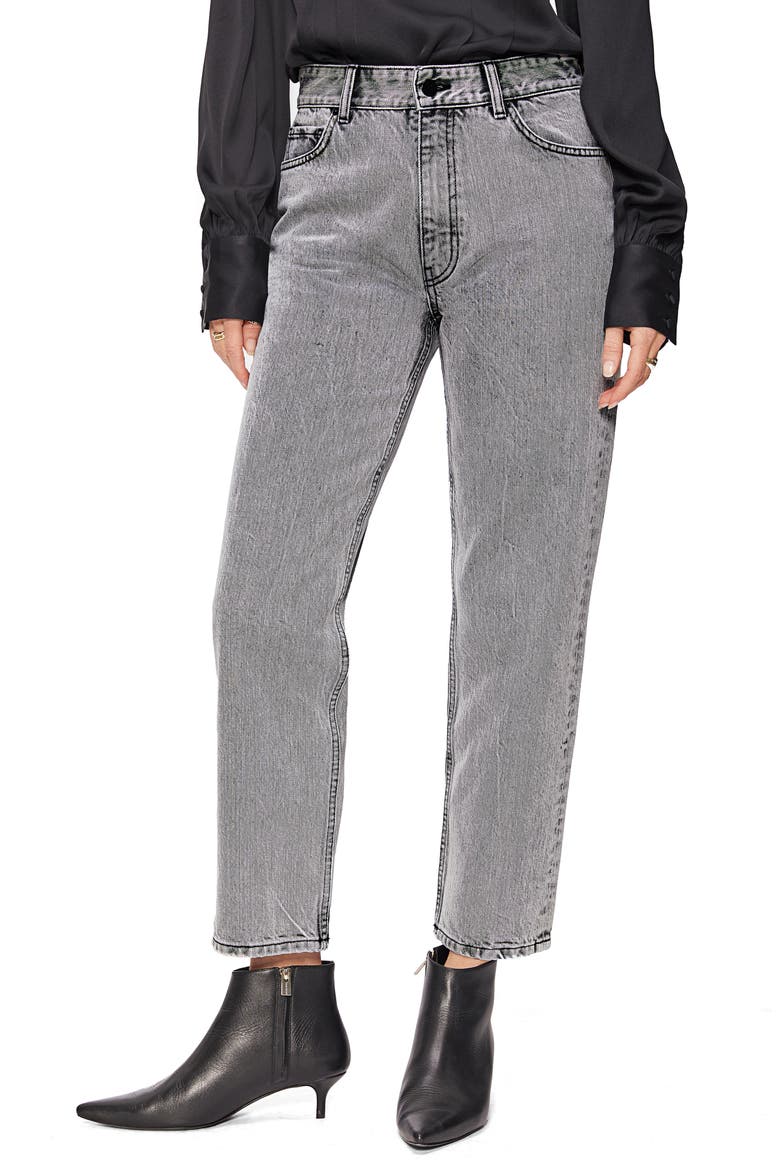 Etta Straight Leg Jeans, Main, color, ACID GREY