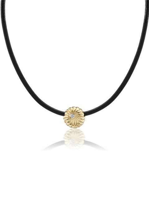 Diamond Accented Sol Choker