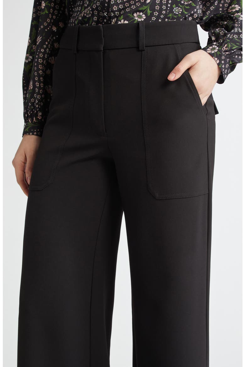 Cole Wide Leg Pants, Alternate, color, BLACK