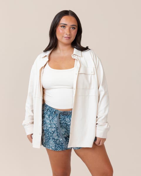 Cloud Basecamp Button Up