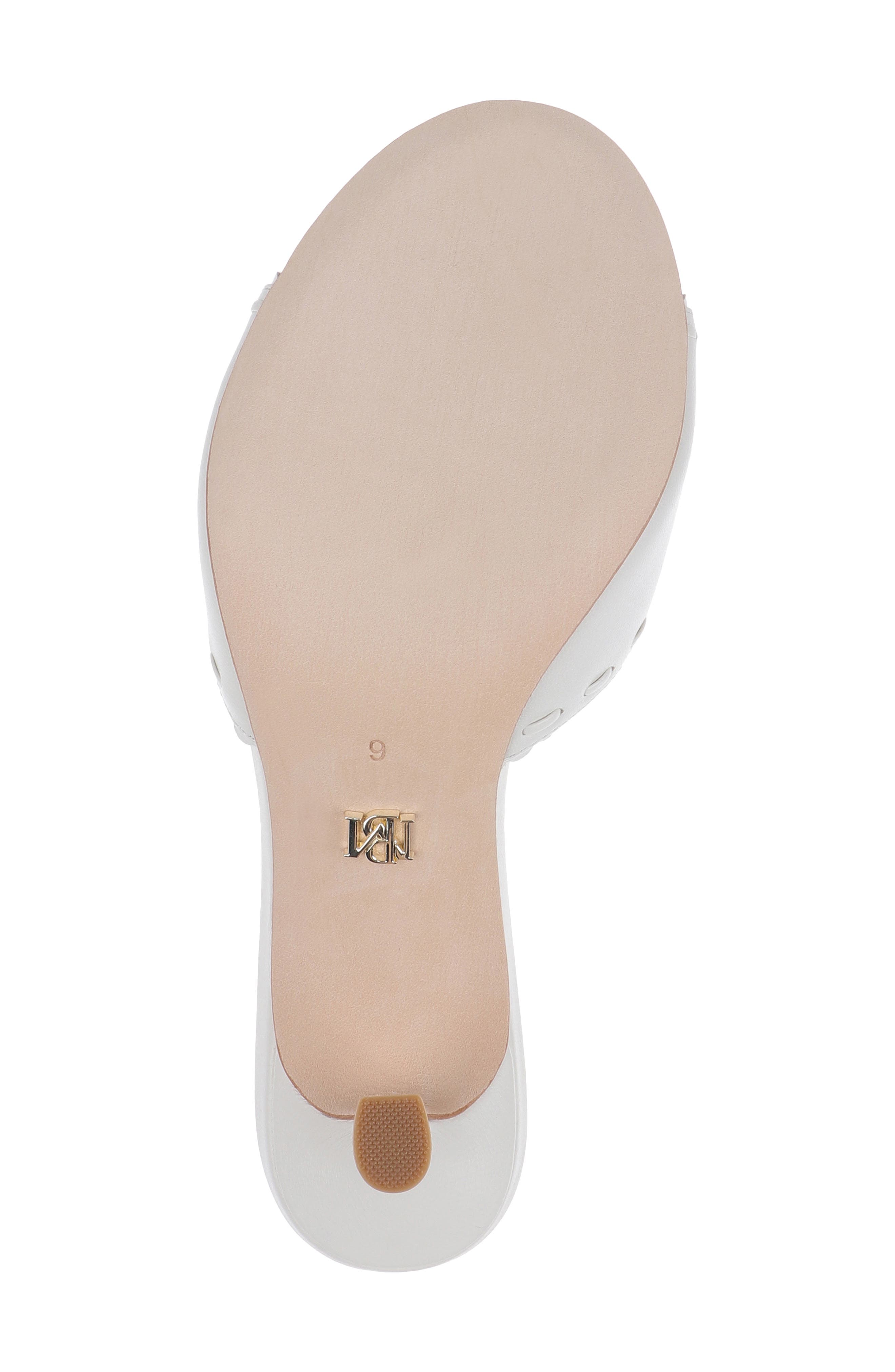 Badgley Mischka Collection Yaritza Sandal, Alternate, color, White Leather