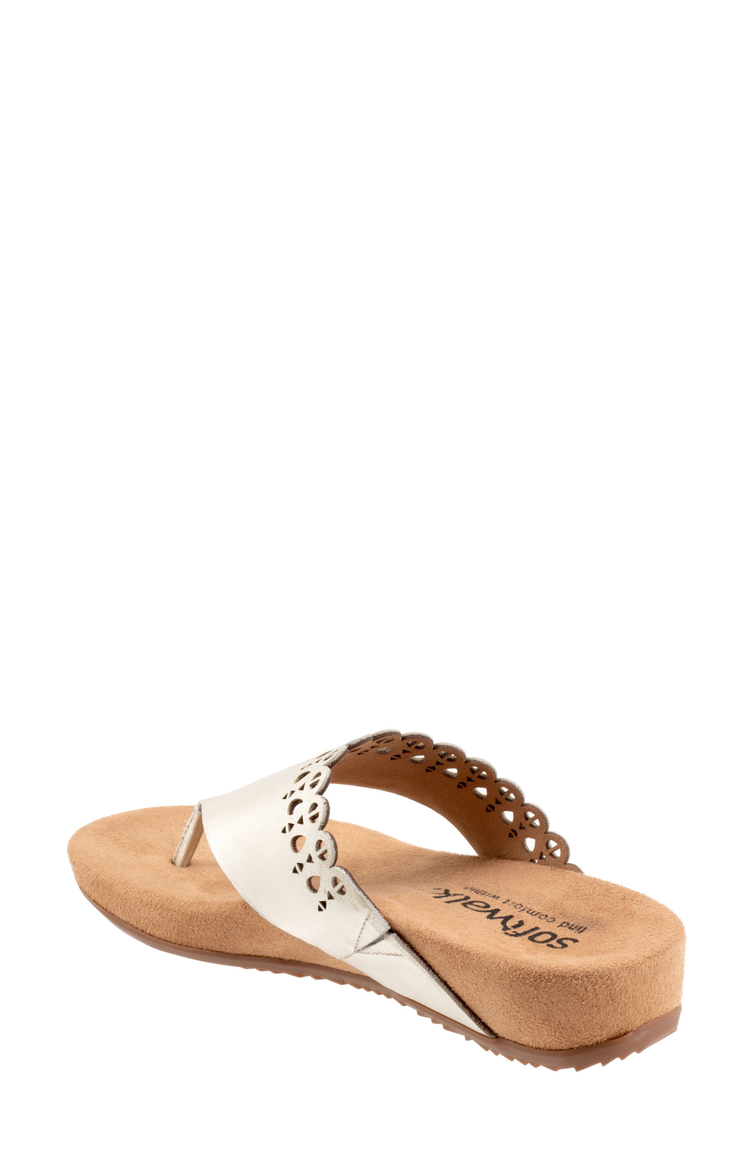 SoftWalk<sup>®</sup> Bethany Flip Flop, Alternate, color, Champagne