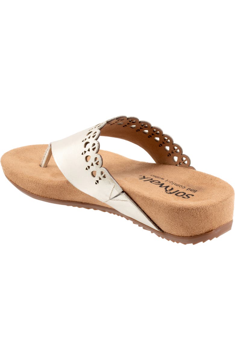 SoftWalk<sup>®</sup> Bethany Flip Flop, Alternate, color, Champagne