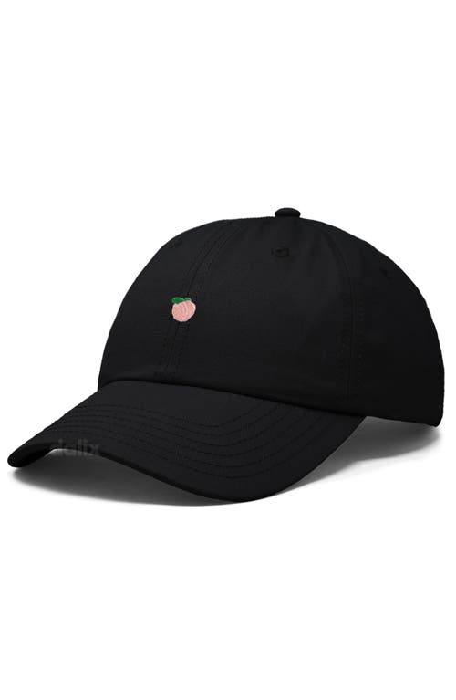 Dalix Lil Peach Dad Cap In Black