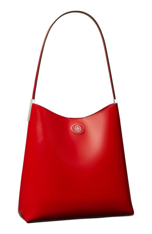 Tory Burch Robinson Spazzolato Leather Hobo Bag