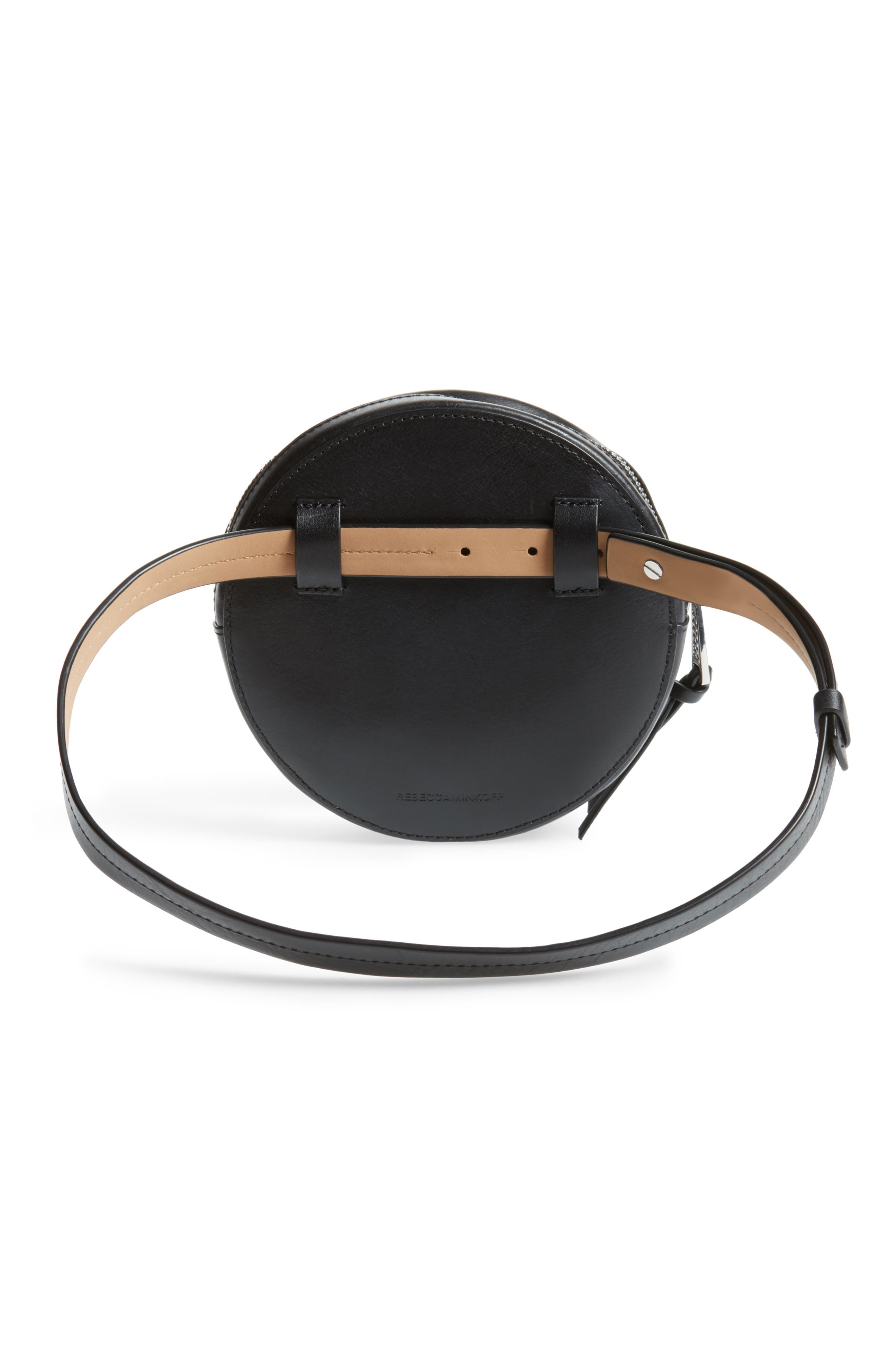 Rebecca Minkoff Studded Leather Belt Bag, Alternate, color, 