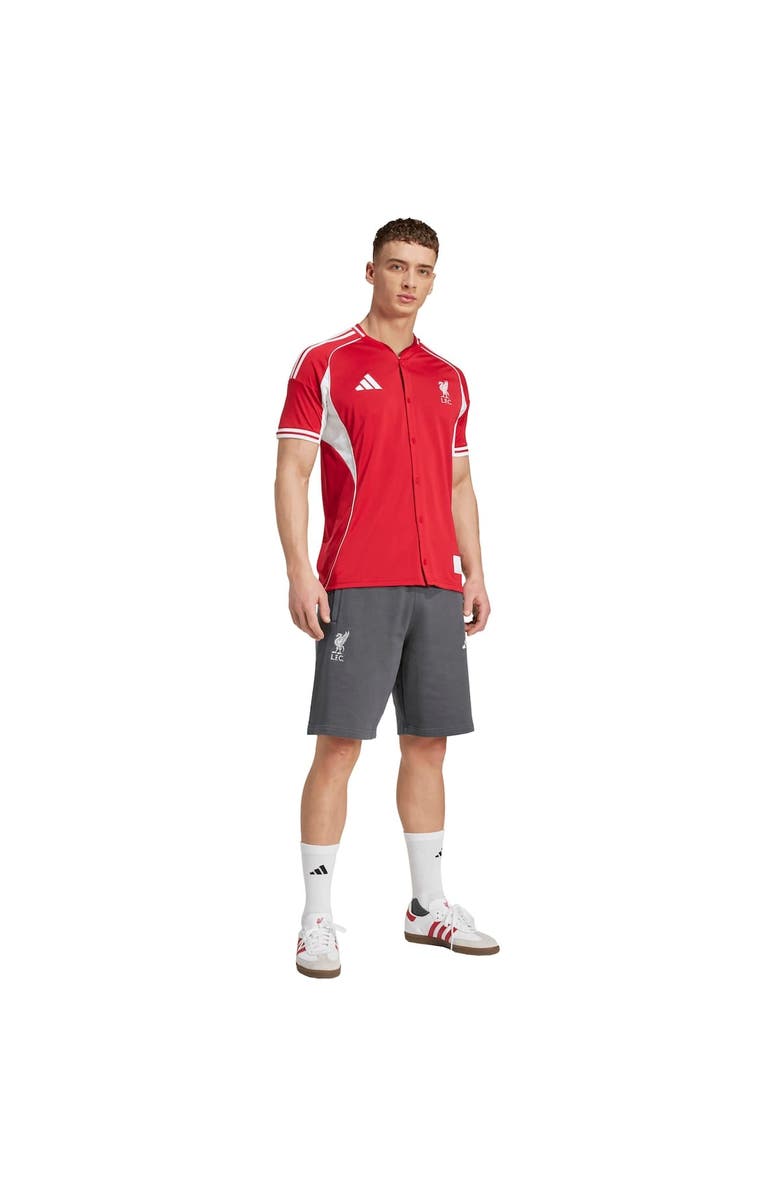 adidas Men's adidas Red Liverpool Full-Button Baseball Jersey, Alternate, color, Red