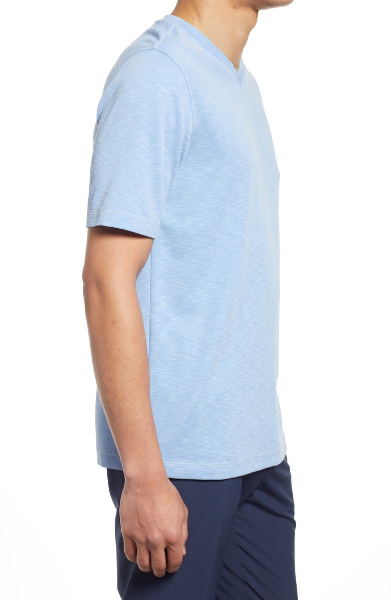Johnston & Murphy Slub V-Neck T-Shirt, Alternate, color, 