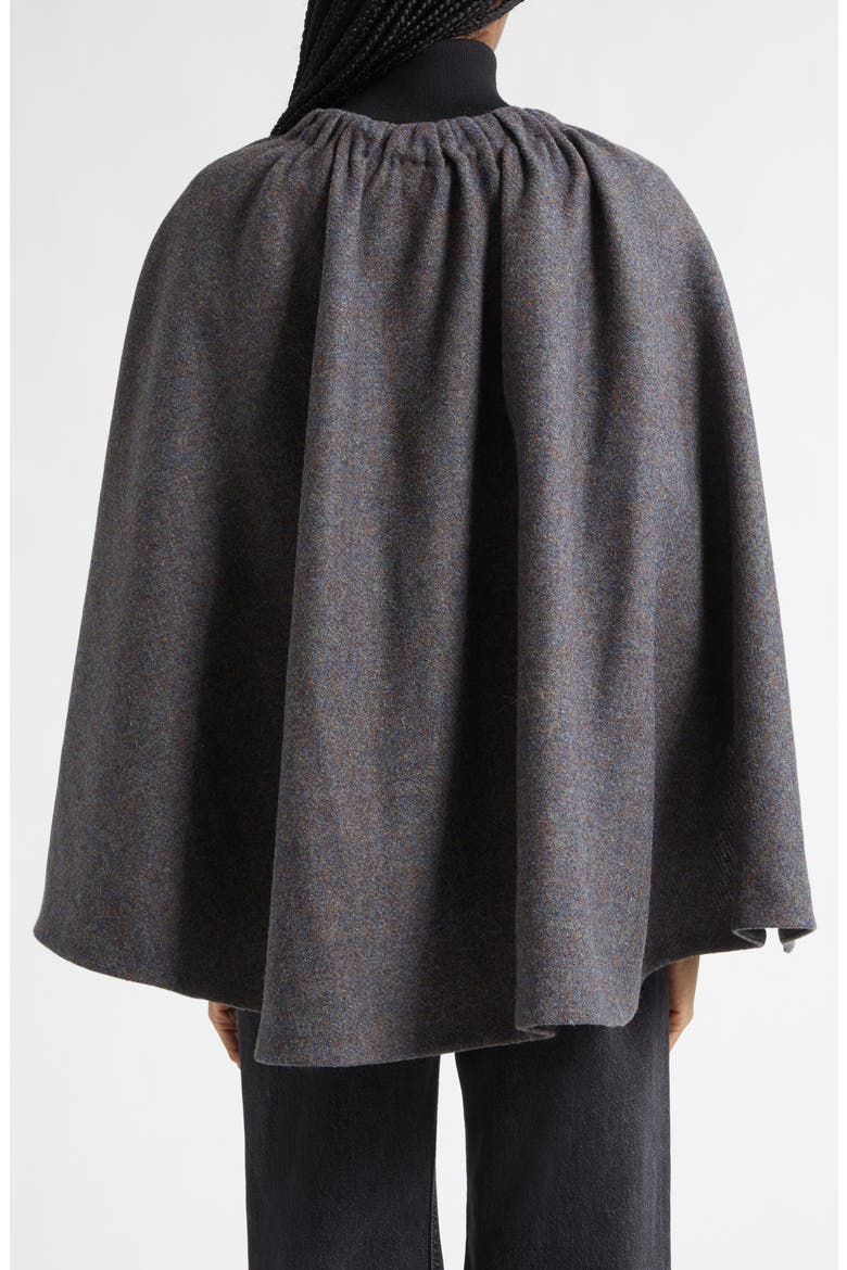 Winsome Wool Cape, Alternate, color, SLATE