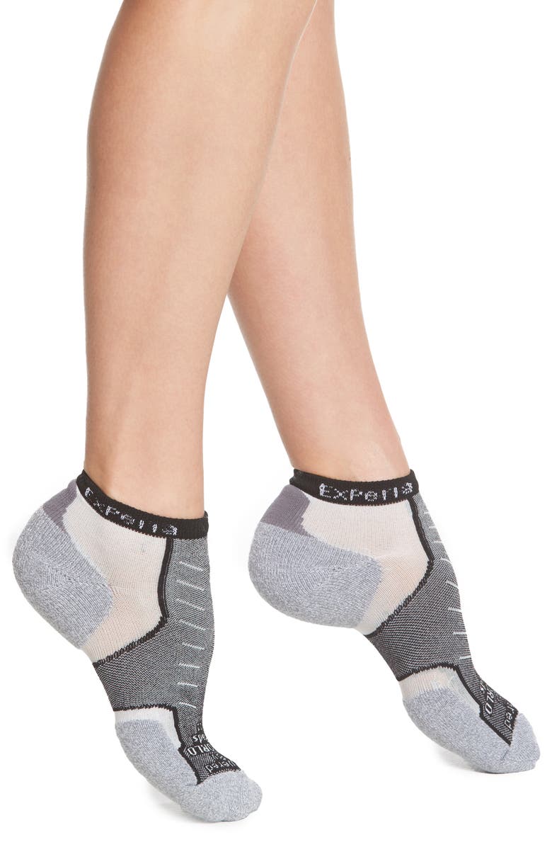 Thorlo Experia<sup>®</sup> Thin Cushion Performance Socks, Main, color, Black