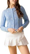 FLYING TOMATO Knit Cami & Cardigan Set
