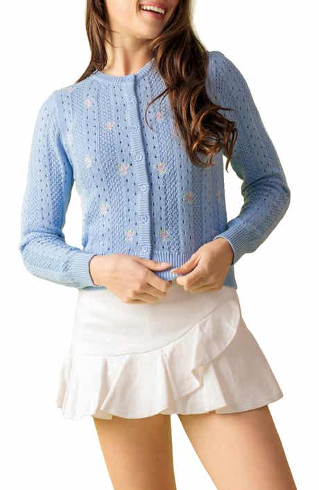 FLYING TOMATO Knit Cami & Cardigan Set