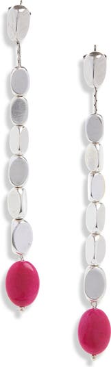 【関税込み】Isabel Marant シルバー Leotie ピアス Isabel Marant Leotie Beaded Drop Earrings | Nordstrom