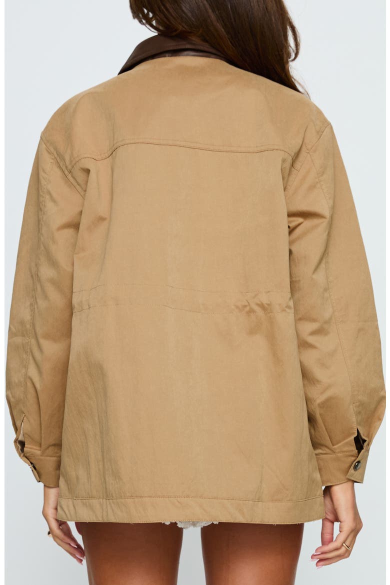 Philette Oversized Utility Jacket, Alternate, color, CAMEL