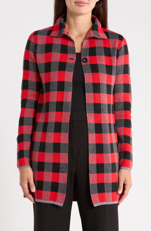 Plaid Cardigan