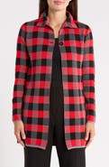 PATRIZIA LUCA Plaid Cardigan
