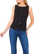 CeCe Boat Neck Waistcoat