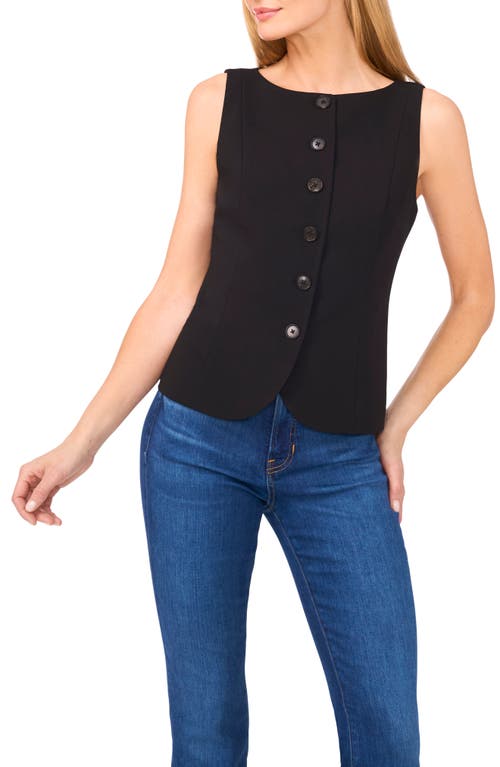Cece Boat Neck Waistcoat In Multi