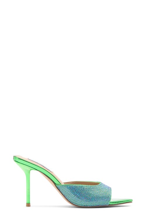 Steve Madden Katey Slide Sandal In Green Multi