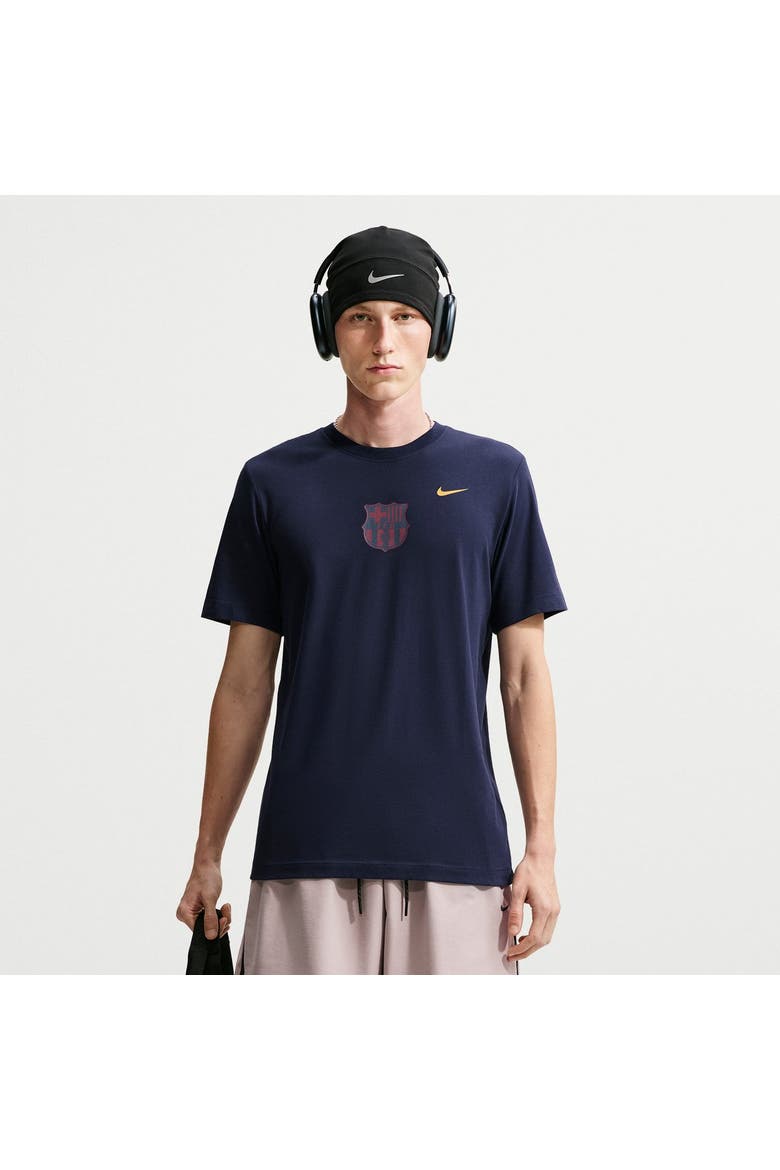 Men's Nike  Navy Barcelona City T-Shirt, Main, color, Navy