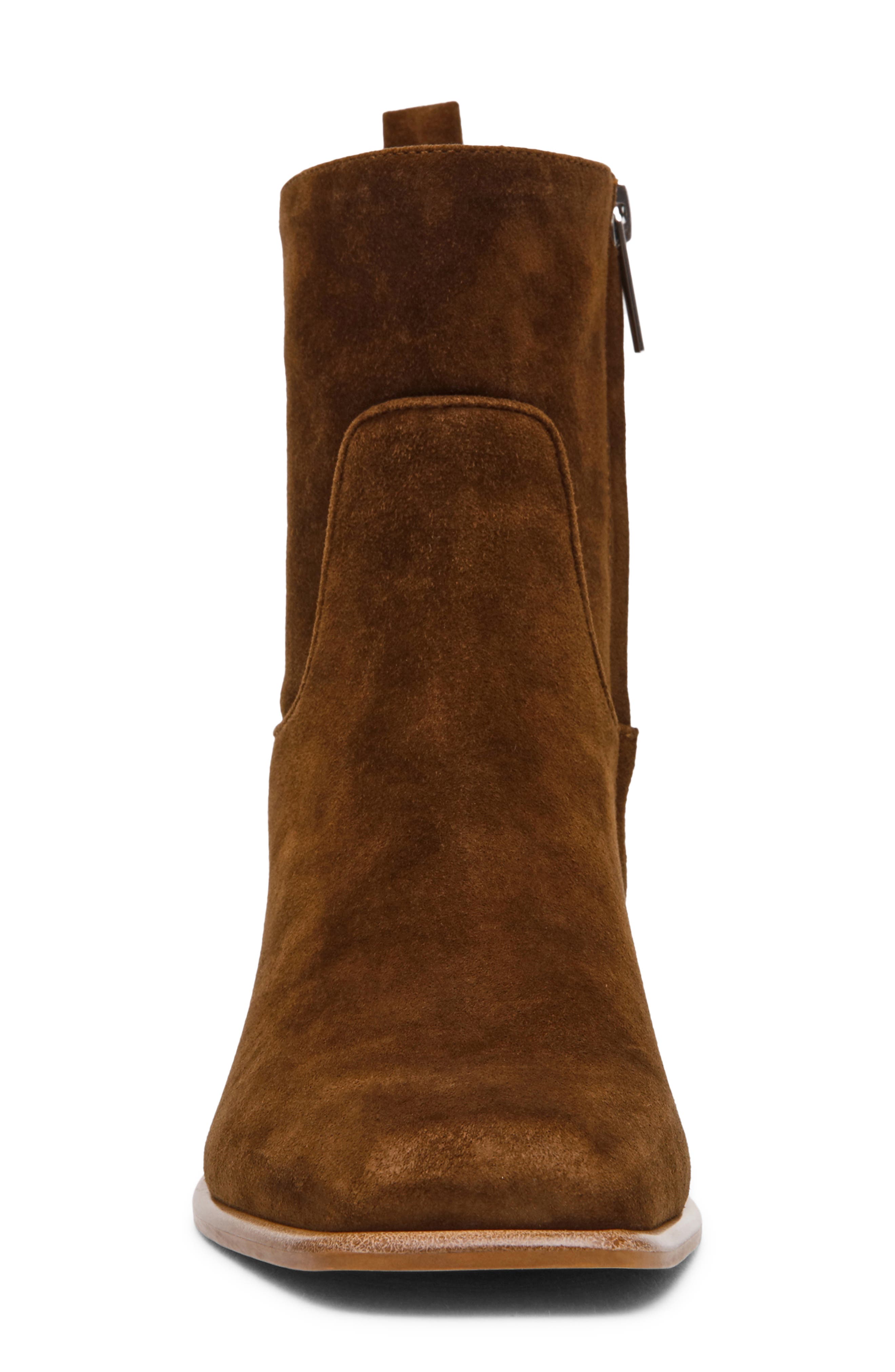 Birdette Leather Boot, Alternate, color, BROWN SUEDE